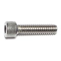 Midwest Fastener 1/4"-20 Socket Head Cap Screw, 18-8 Stainless Steel, 1 in Length, 10 PK 67817